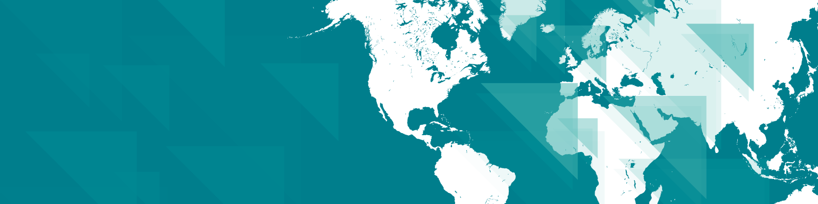 World map with abstract arrows - Resilient Lincolnshire Global