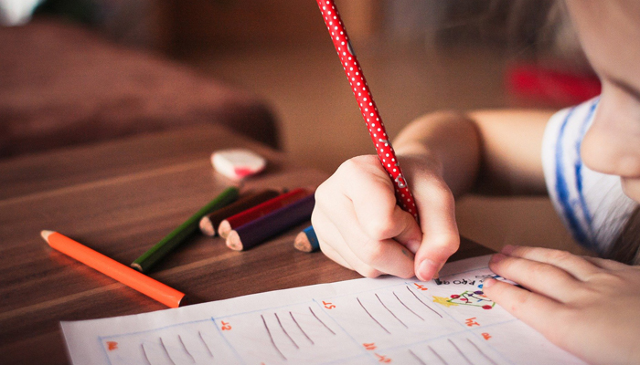 Child drawing