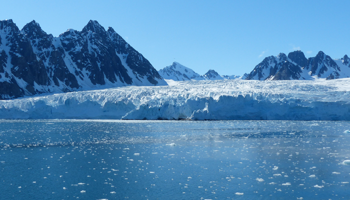 Melting ice